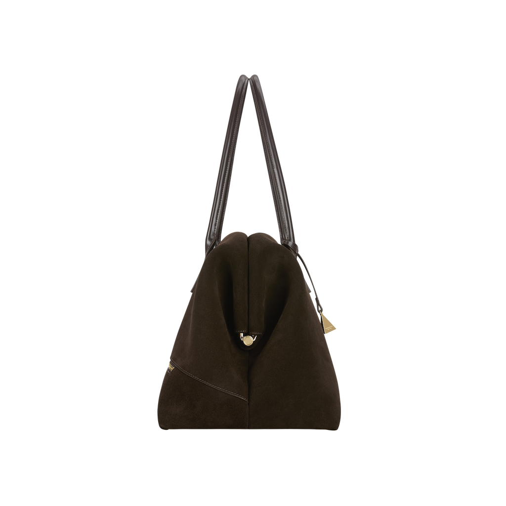 Espresso Suede Club Bag