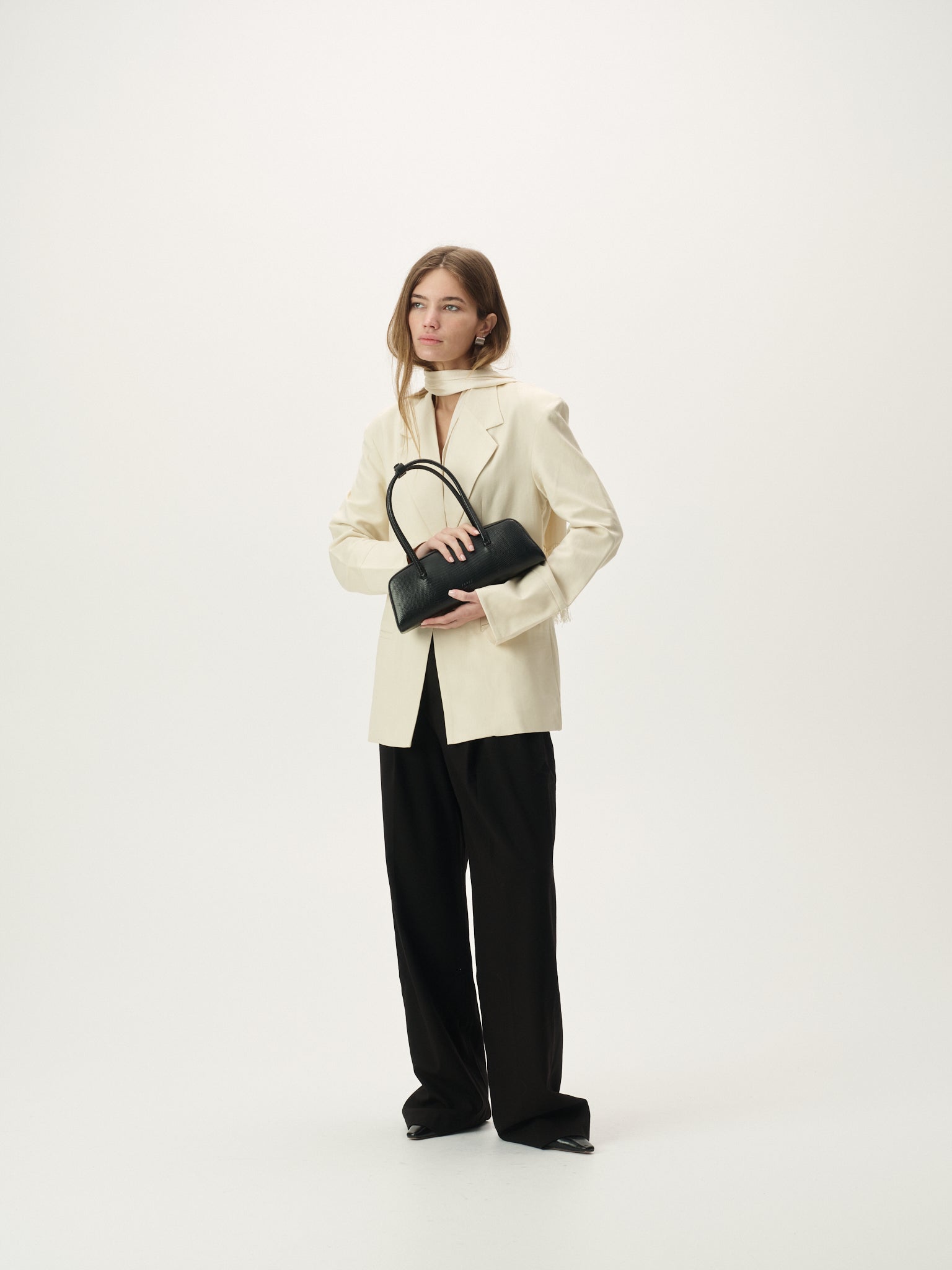 Mercer Bag Black Lizard