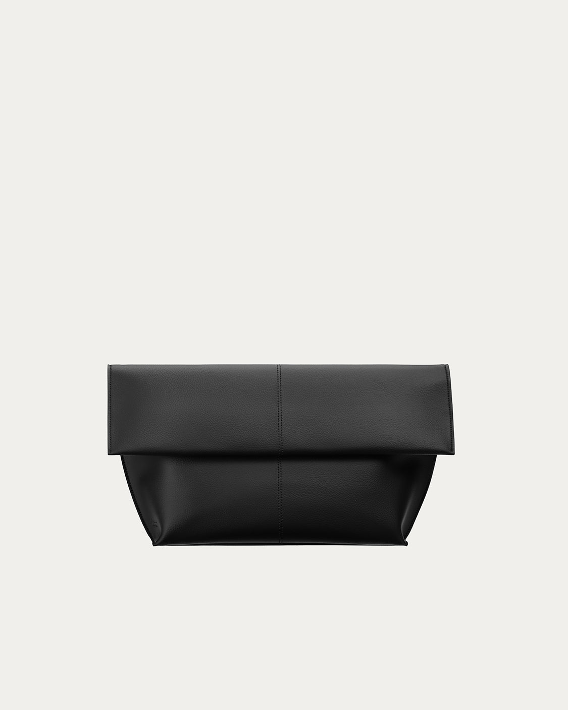 Seamed Clutch Black